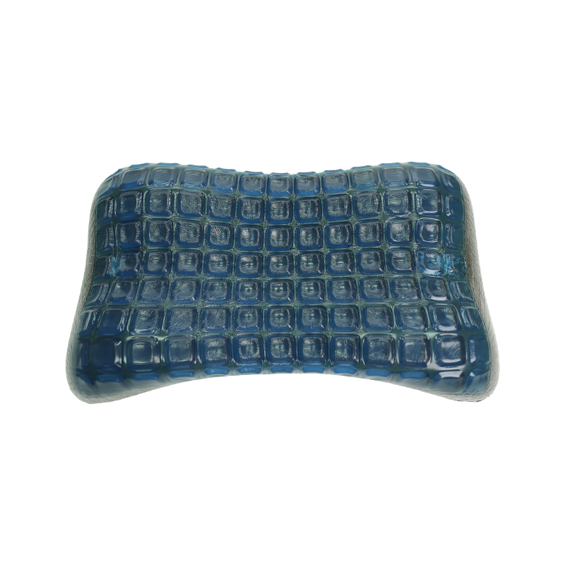 Almofada de gel de espuma viscoelástica ortopédica azul escuro