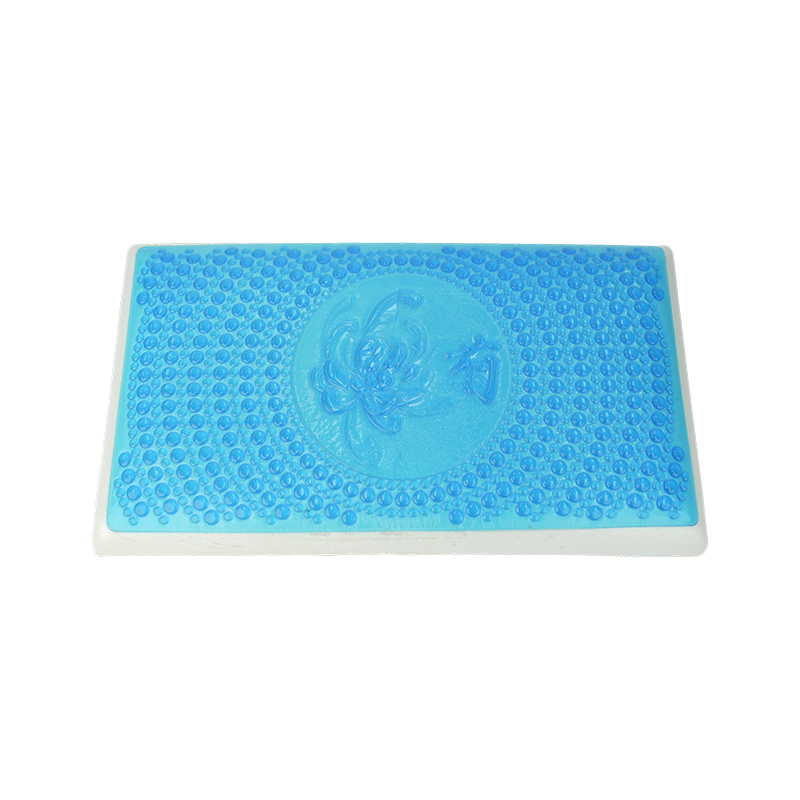 Almofada de gel refrescante com padrão de bambu