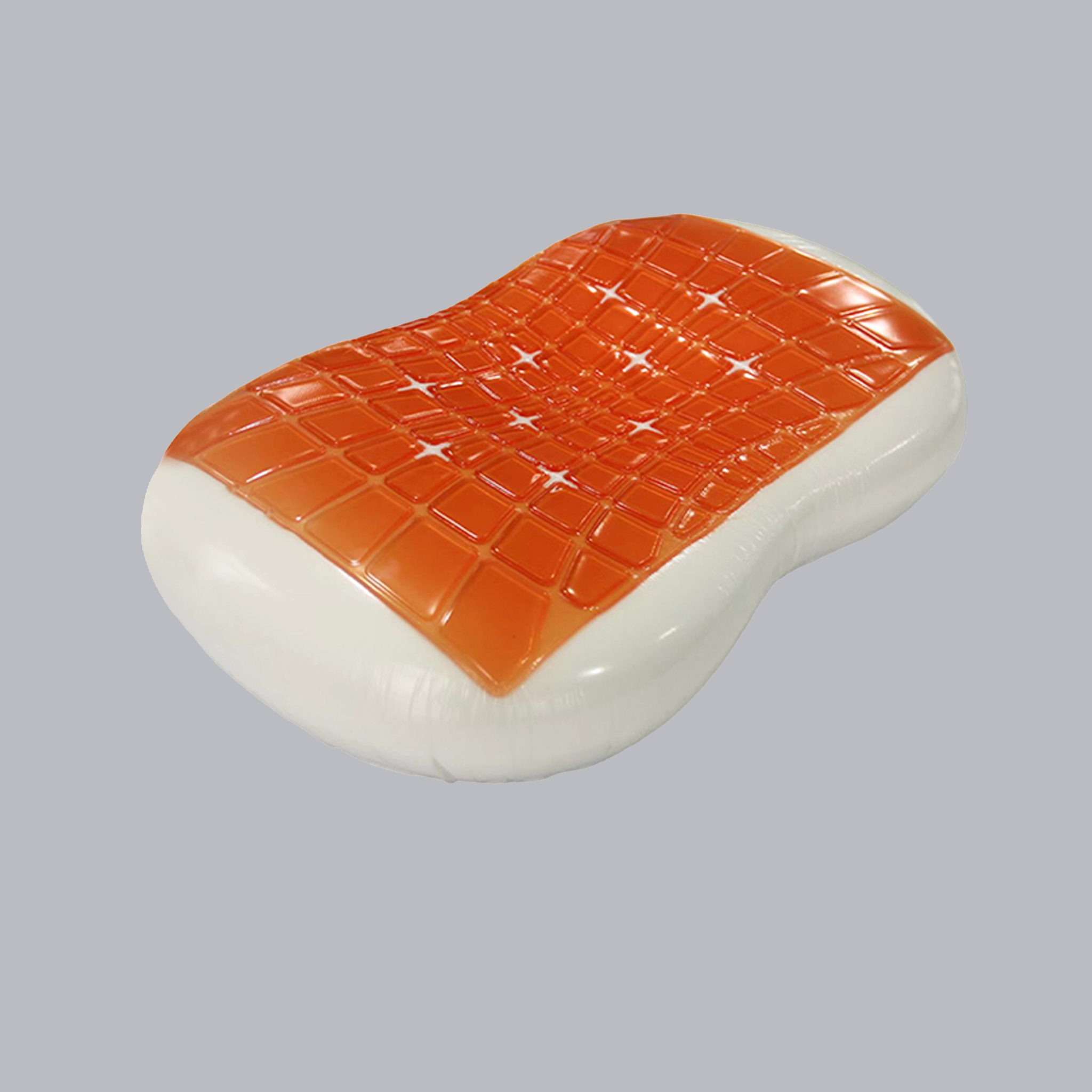 Almofada para pescoço e barriga de gato com camada de gel refrescante de cobertura total
