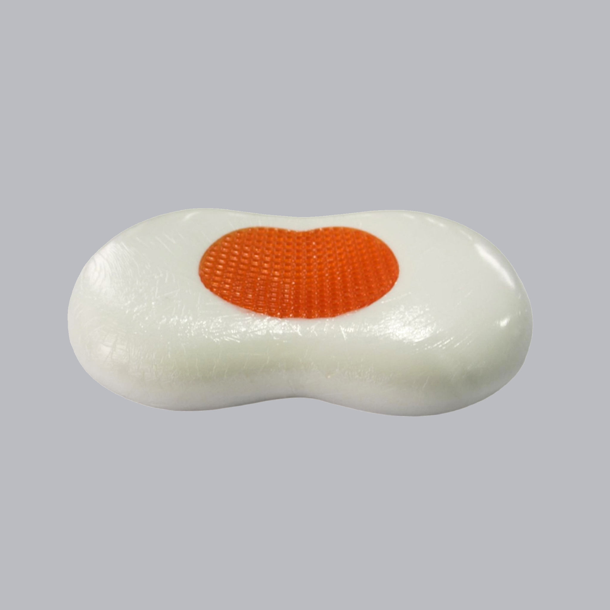 Almofada de pescoço para barriga de gato com adesivo de resfriamento em gel
